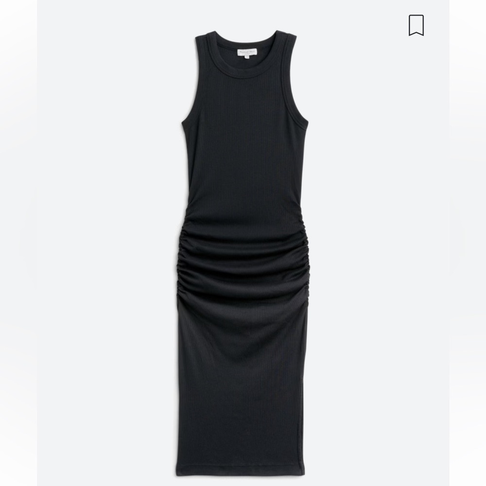 Michael Stars Black Knit Midi Dress